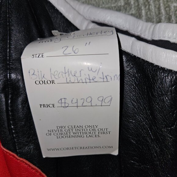 NWT MED QUEEN OF HEARTS TIGHT LACING Lady Chatterly CORSET 26" - Picture 8 of 14